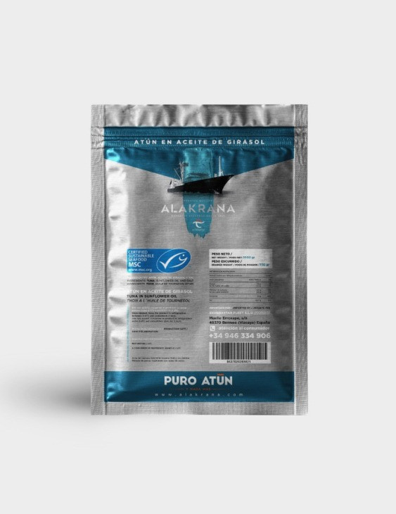 CONSERVA ATÚN LISTADO MSC BOLSA (1 kg)